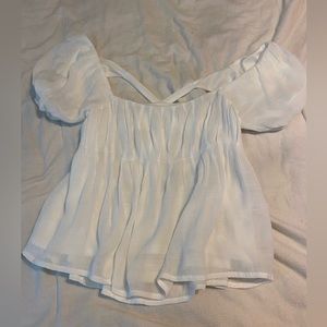 Francesca’s babydoll top